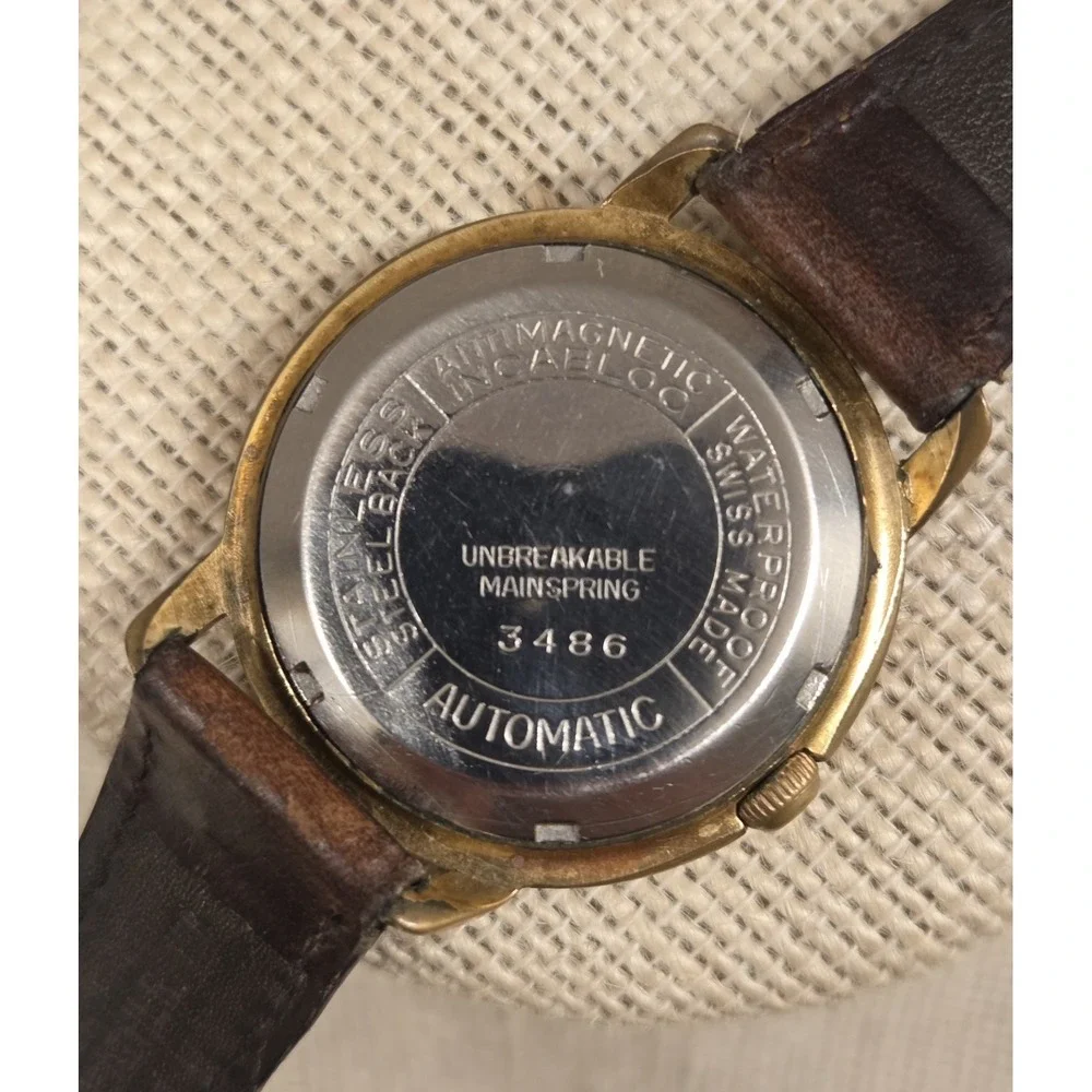 Rare! Lucerna 30 Jewels Supermatic Antimagnetic Incabloc Manuel Watch